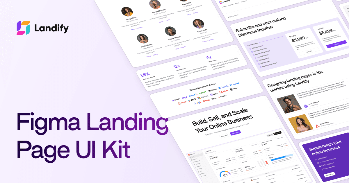 Landify: Landing Page Component Library