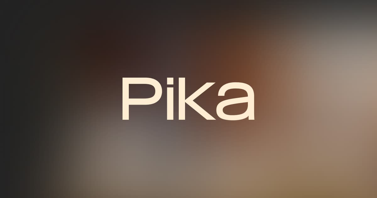 Pika Labs: Fast Video Creation