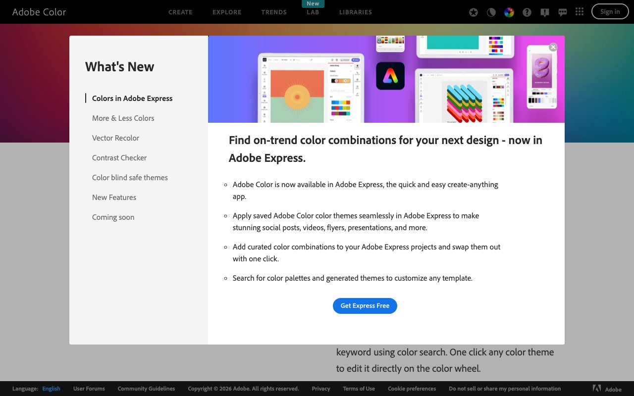 Unlock Endless Color Inspiration with Adobe's Color Tool