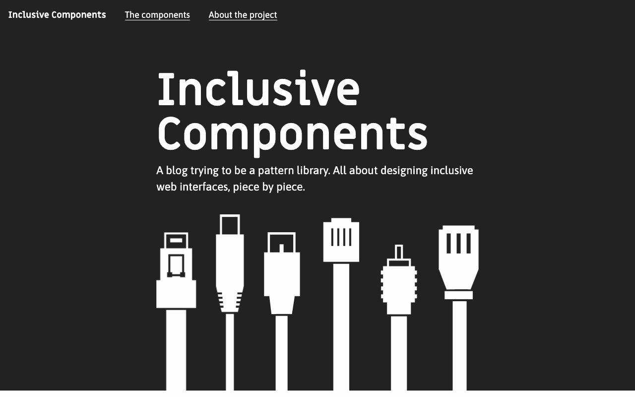 Inclusive Components: Accessible design patterns