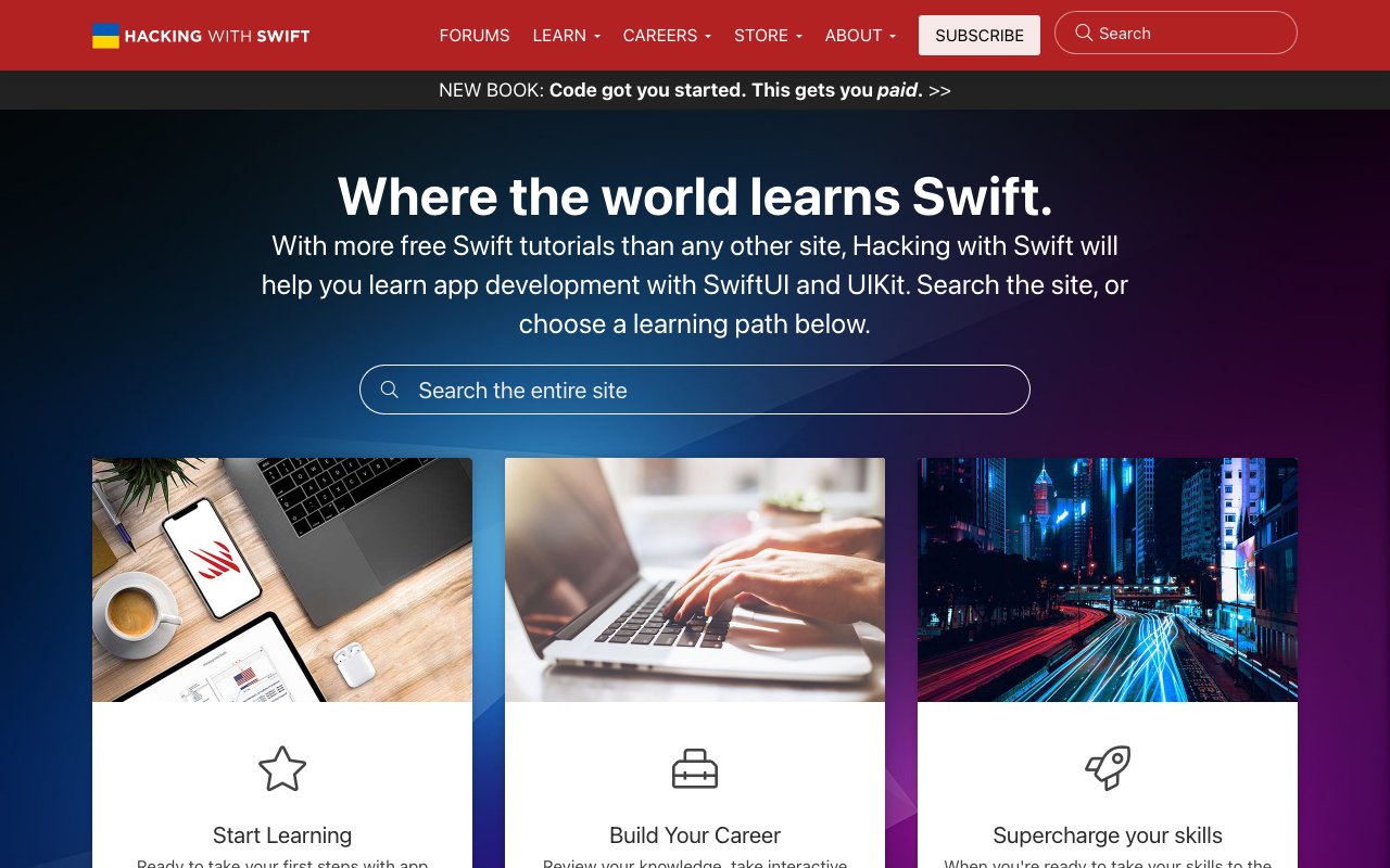 Learn iOS App Development with Free 'Hacking with Swift' Tutorials