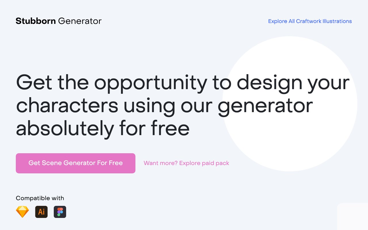 Stubborn: Character generator